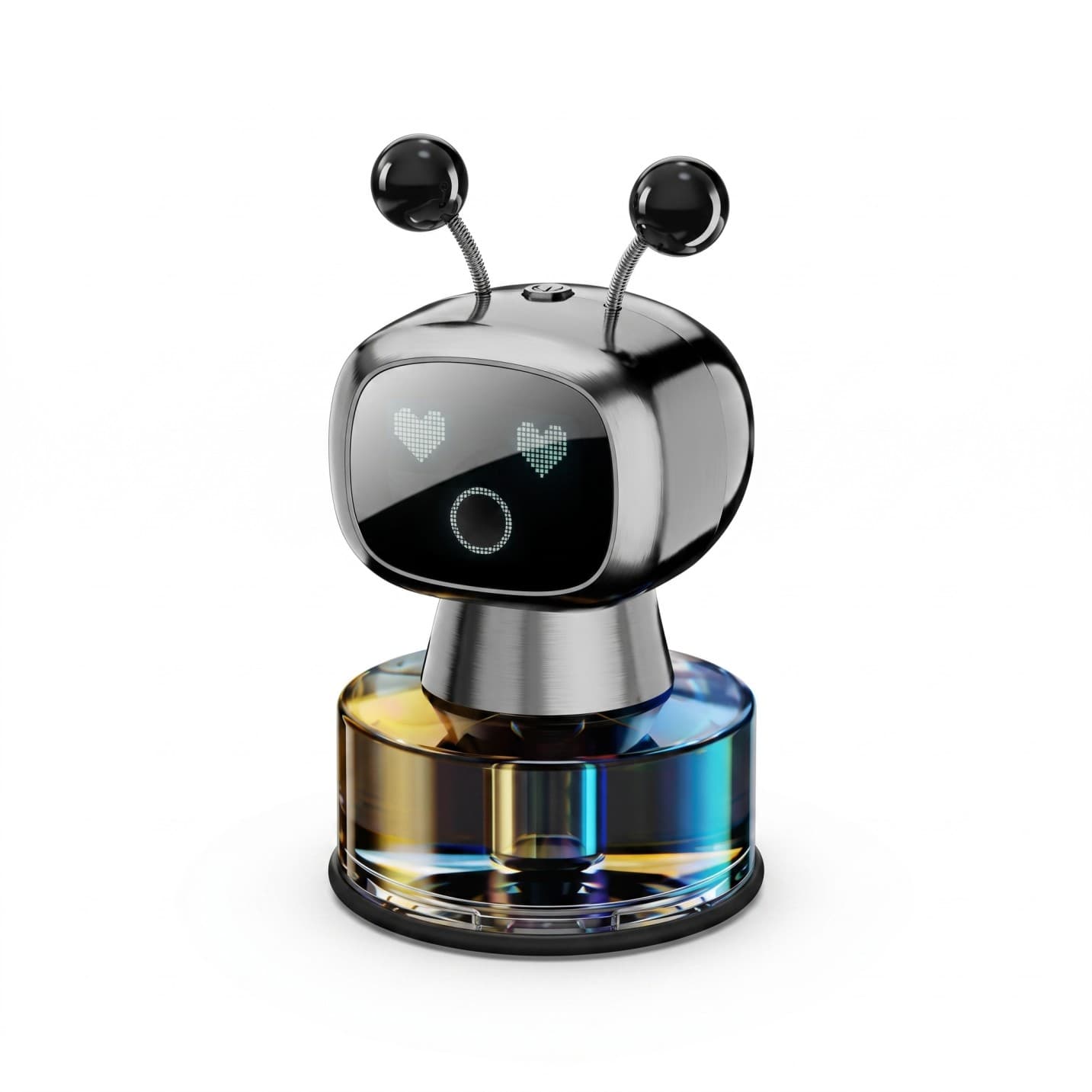 Blue Robot Solar Car Perfume for Dashboard