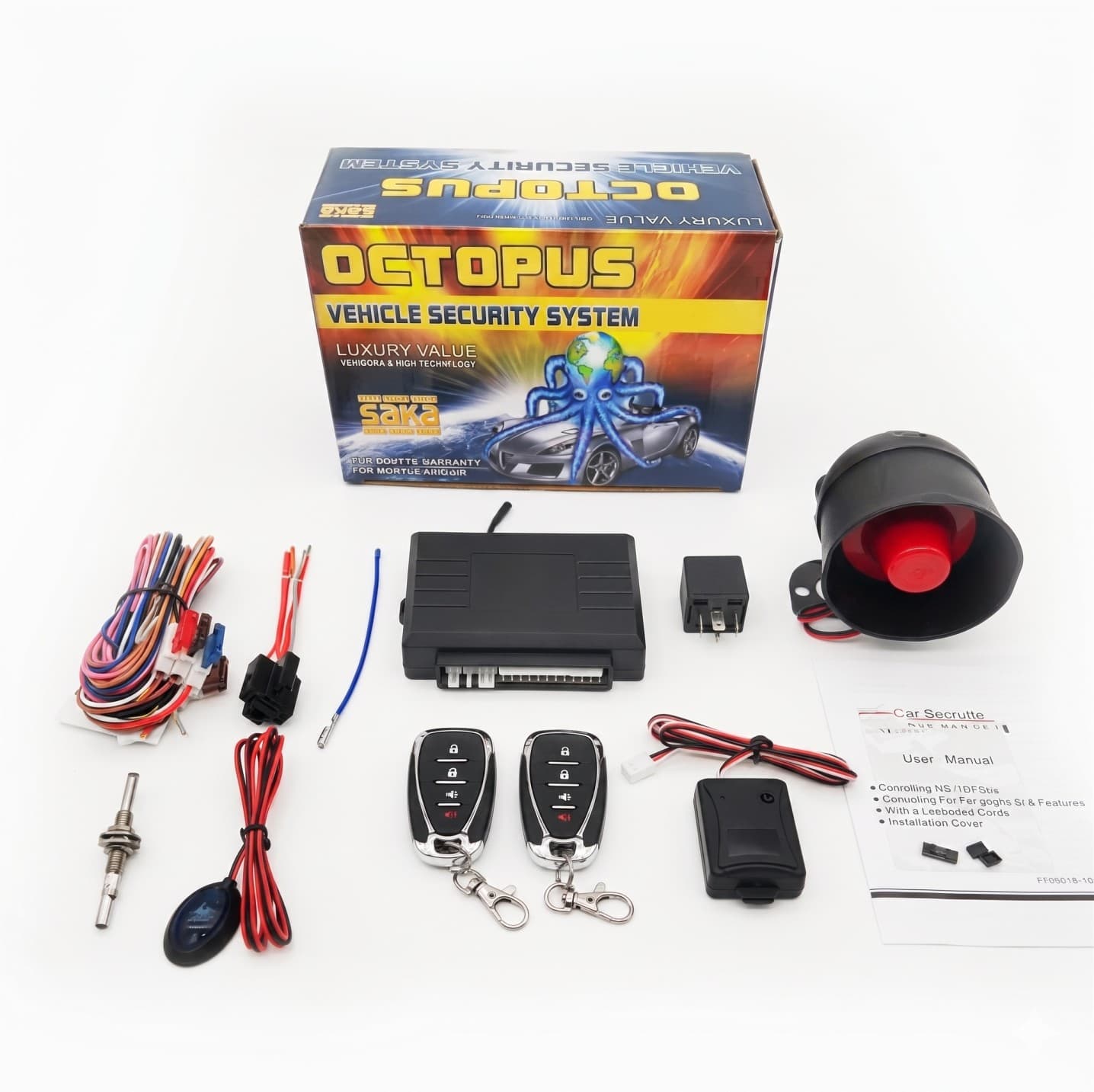 Car Alarm Immobilizer System